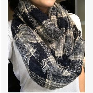 Soft, Plaid Infinity Scarf